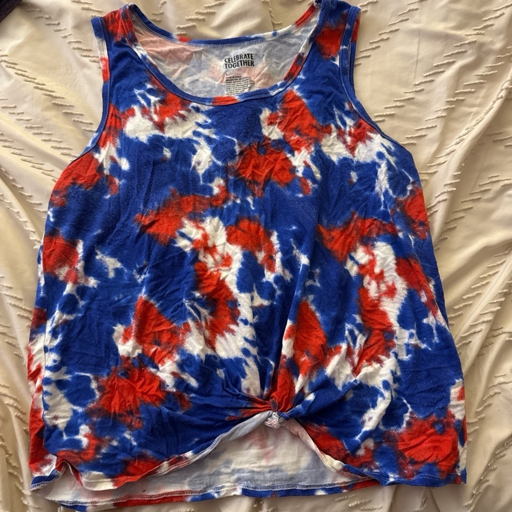 Celebrate Together Women's Vibrant Tie-Dye Tank Top